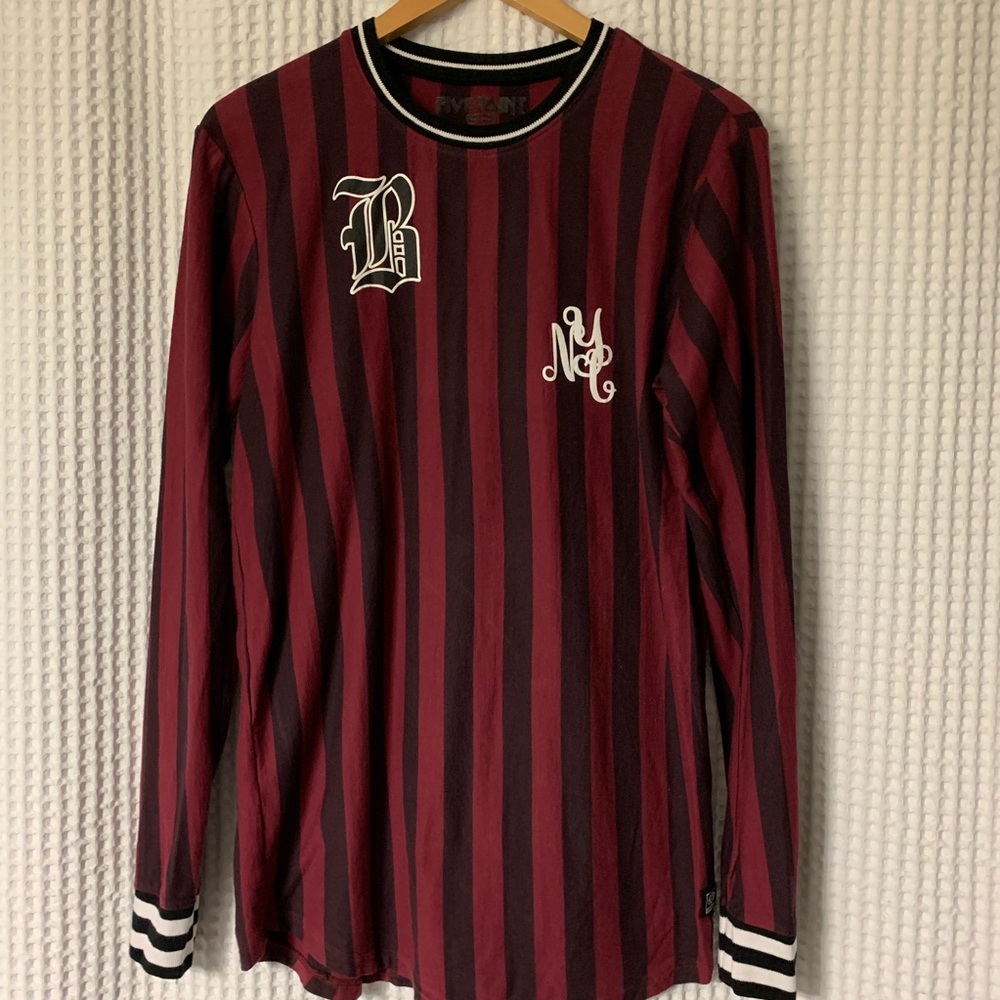 Red long sleeve tee